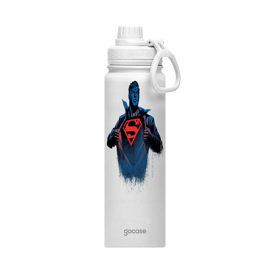 Garrafa Térmica Fresh + Ebook - Superman - Força