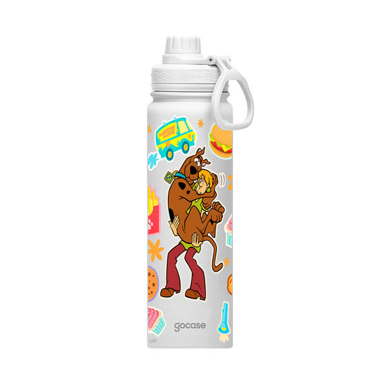 Garrafa Térmica Fresh + Ebook - Scooby-Doo - Scooby Doo Cadê Você?