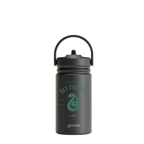 Garrafa Térmica Mini + Ebook - Harry Potter - College Style Sonserina