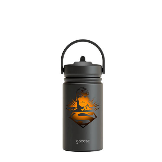 Garrafa Térmica Mini + Ebook - Superman - Escudo