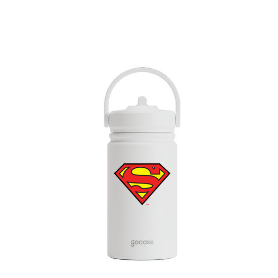 Garrafa Térmica Mini + Ebook - Superman - Logo