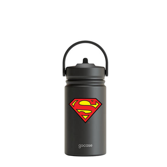 Garrafa Térmica Mini + Ebook - Superman - Logo