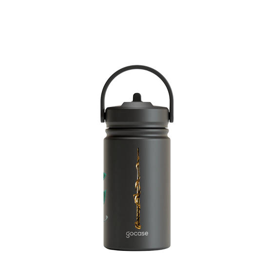 Garrafa Térmica Mini + Ebook - Casas de Hogwarts Varinha