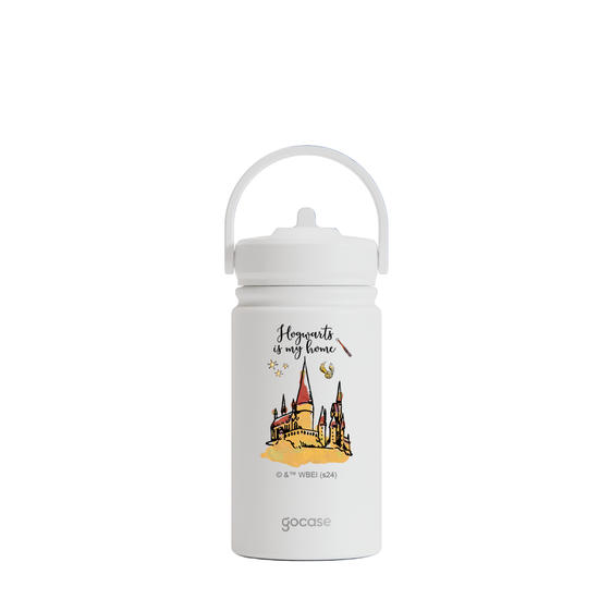 Garrafa Térmica Mini + Ebook - Harry Potter - Hogwarts is My Home