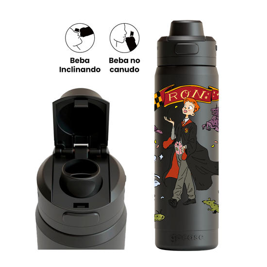Garrafa Térmica Flip Pro - Harry Potter - Coisas do Rony