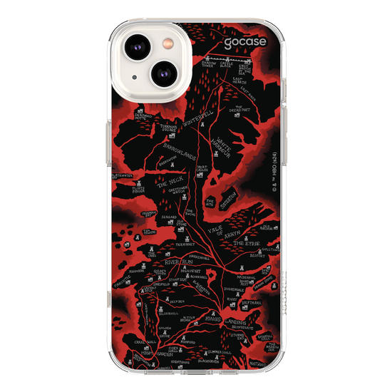 Capinha para celular  House of the Dragon - Red Map