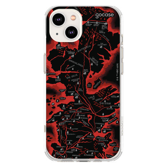 Capinha para celular  House of the Dragon - Red Map