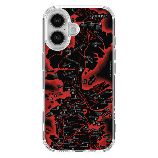 Capinha para celular  House of the Dragon - Red Map