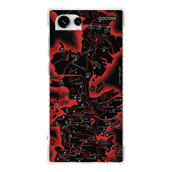 Capinha para celular  House of the Dragon - Red Map