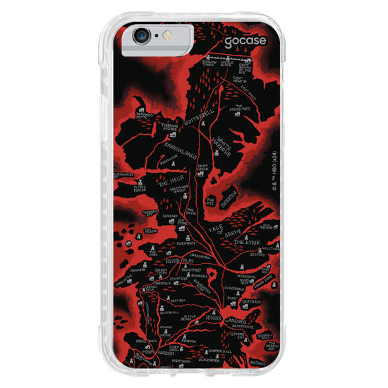 Capinha para celular  House of the Dragon - Red Map