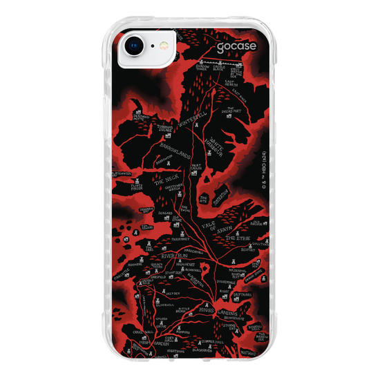 Capinha para celular  House of the Dragon - Red Map