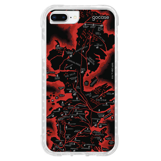 Capinha para celular  House of the Dragon - Red Map