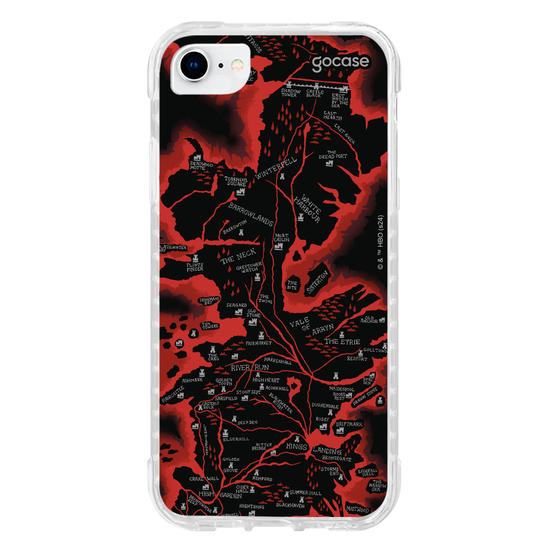 Capinha para celular  House of the Dragon - Red Map