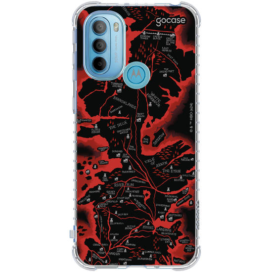 Capinha para celular  House of the Dragon - Red Map