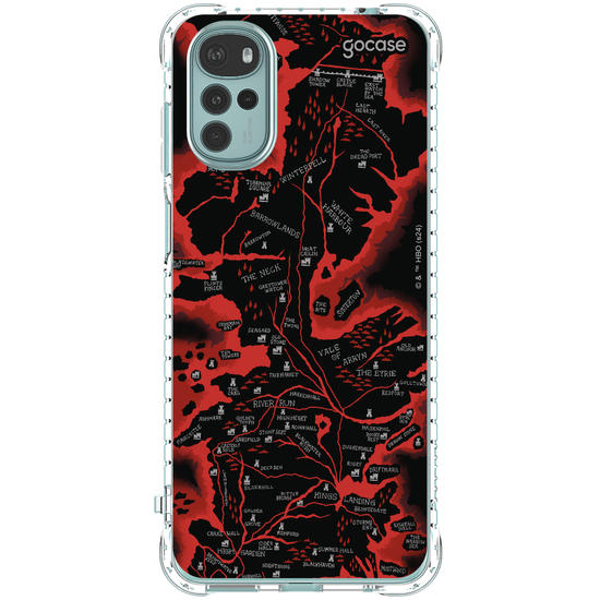 Capinha para celular  House of the Dragon - Red Map