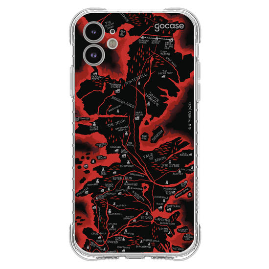 Capinha para celular  House of the Dragon - Red Map
