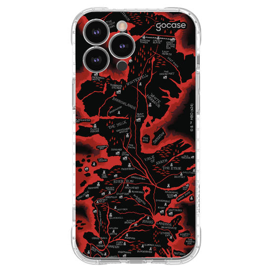 Capinha para celular  House of the Dragon - Red Map