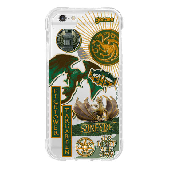 Capinha para celular  House Of The Dragon - Colagem Verdes