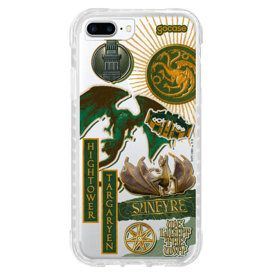 Capinha para celular  House Of The Dragon - Colagem Verdes
