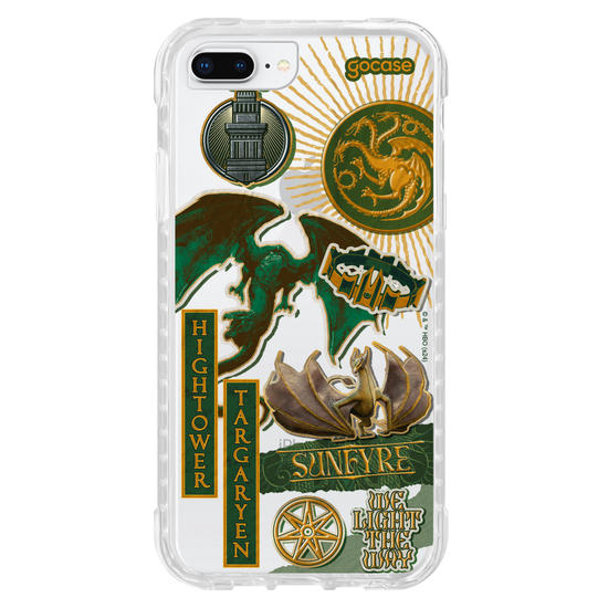 Capinha para celular  House Of The Dragon - Colagem Verdes