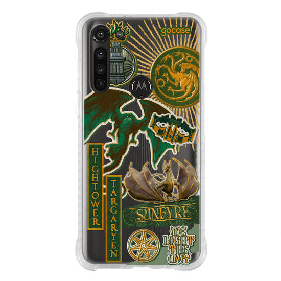 Capinha para celular  House Of The Dragon - Colagem Verdes