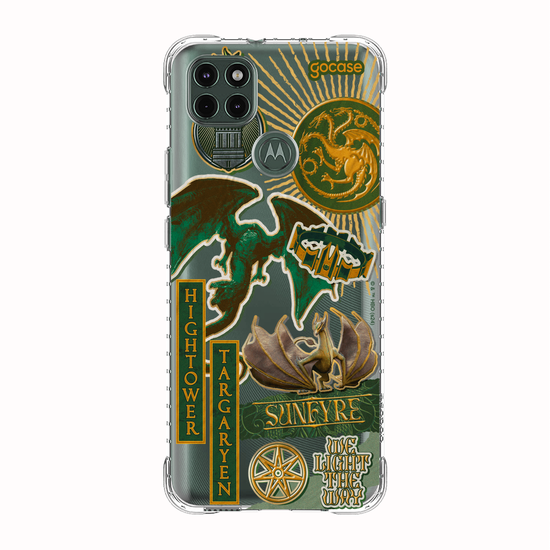 Capinha para celular  House Of The Dragon - Colagem Verdes