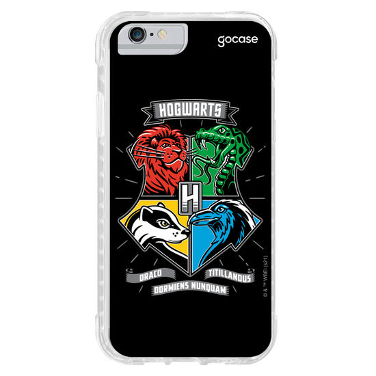 Capinha para celular Harry Potter - Hogwarts Casas