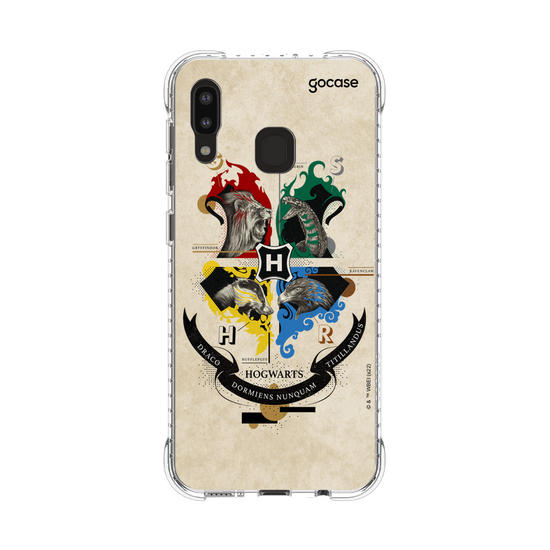 Capinha para celular Harry Potter - Vintage Hogwarts Houses