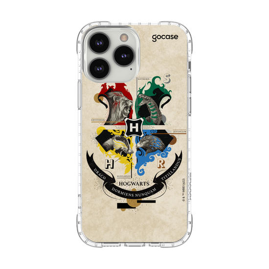 Capinha para celular Harry Potter - Vintage Hogwarts Houses