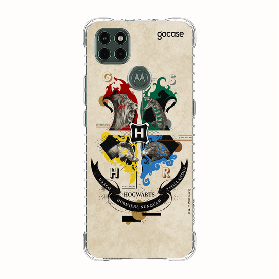 Capinha para celular Harry Potter - Vintage Hogwarts Houses