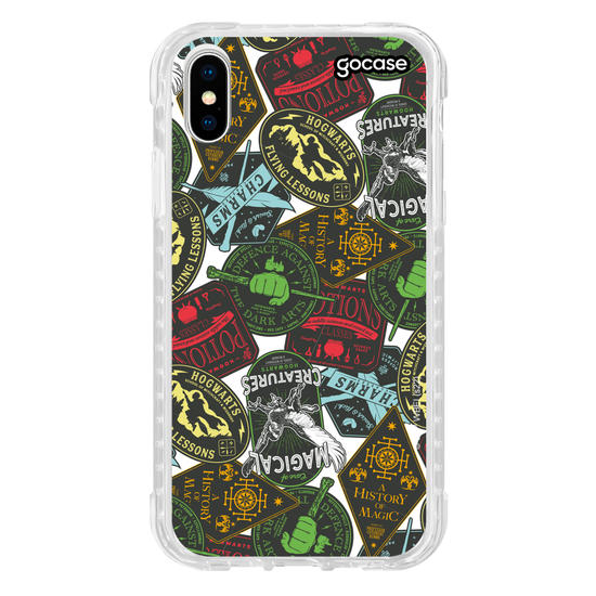 Capinha para celular Harry Potter - Hogwarts stickers