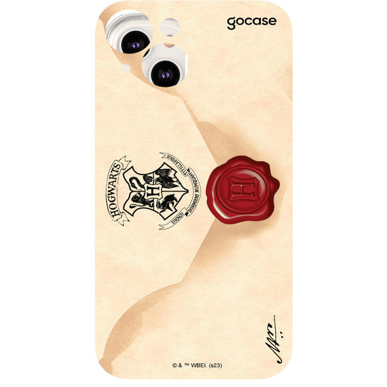 Capinha para celular Harry Potter - Carta de Hogwarts