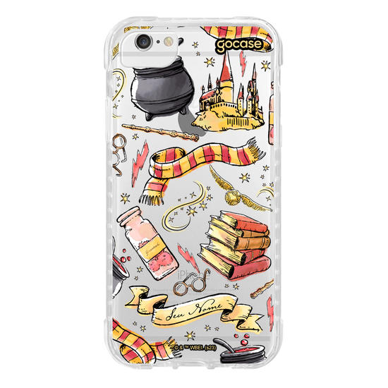 Capinha para celular Harry Potter - Hogwarts Houses Colors