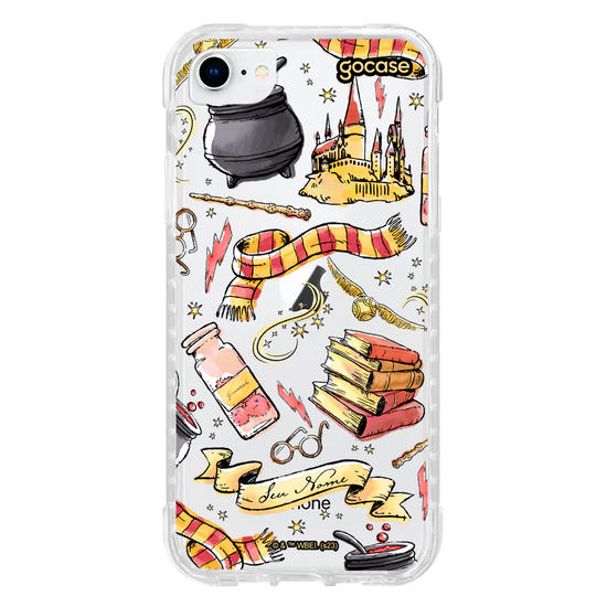 Capinha para celular Harry Potter - Hogwarts Houses Colors