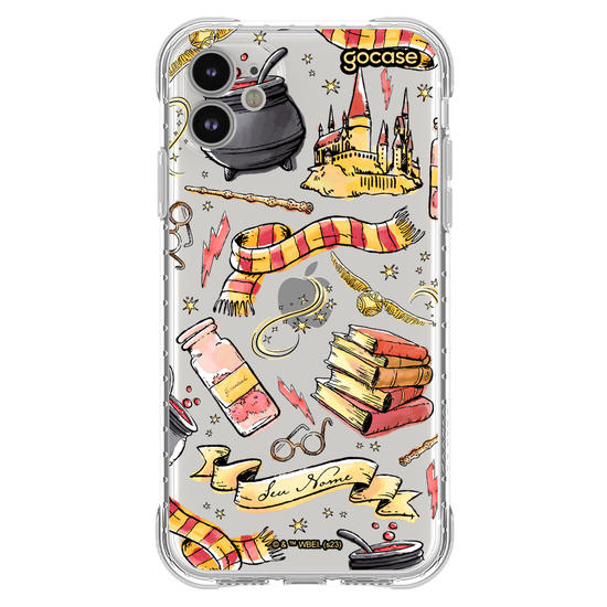Capinha para celular Harry Potter - Hogwarts Houses Colors