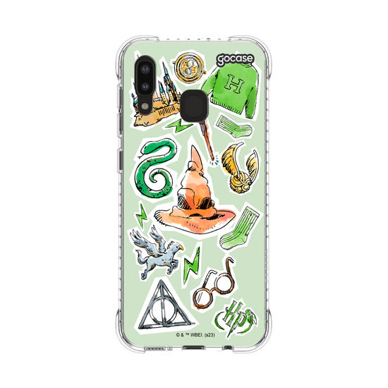 Capinha para celular Harry Potter - Sonserina Watercolor