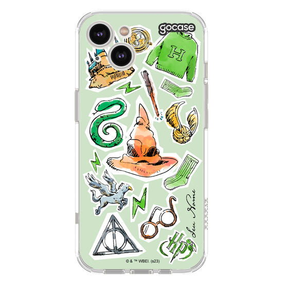 Harry Potter - Sonserina Watercolor