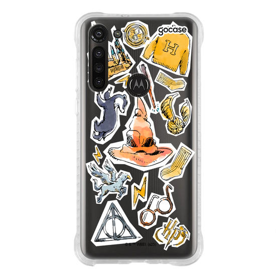 Capinha para celular Harry Potter - Lufa-Lufa Watercolor