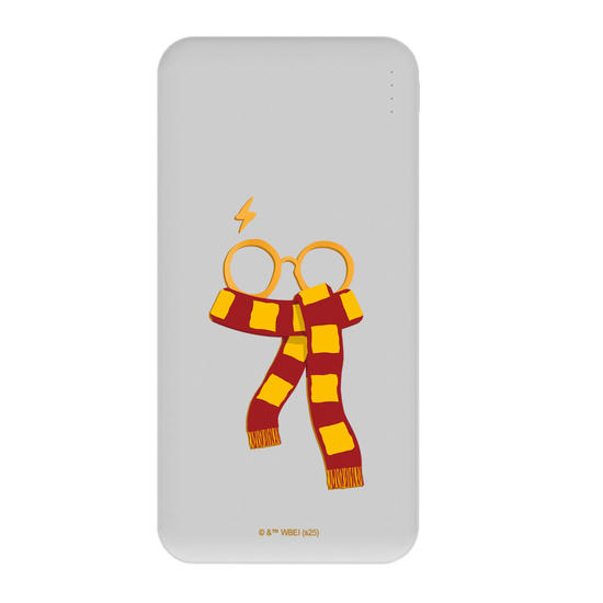Carregador Portátil Fast Charge - Harry Potter - Óculos e Cachecol