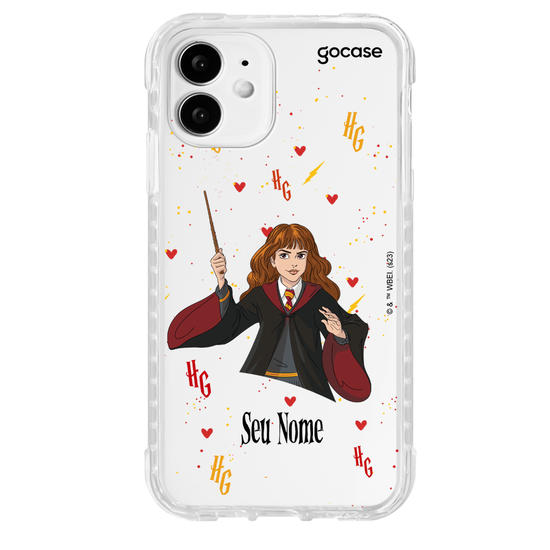 Capinha para celular Harry Potter - Hermione com Varinha