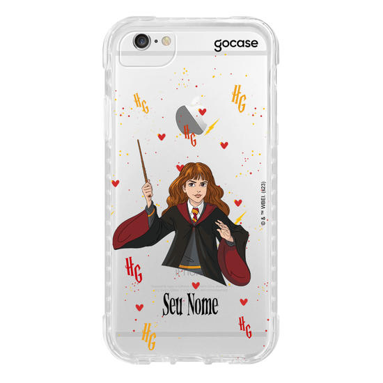Capinha para celular Harry Potter - Hermione com Varinha