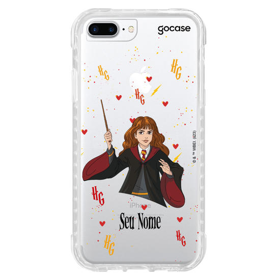 Capinha para celular Harry Potter - Hermione com Varinha
