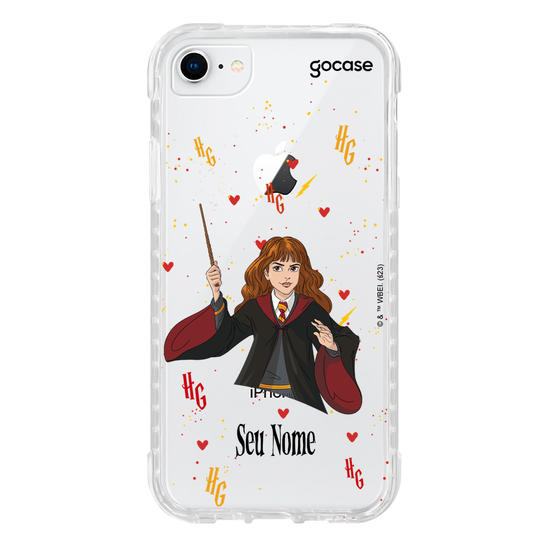 Capinha para celular Harry Potter - Hermione com Varinha
