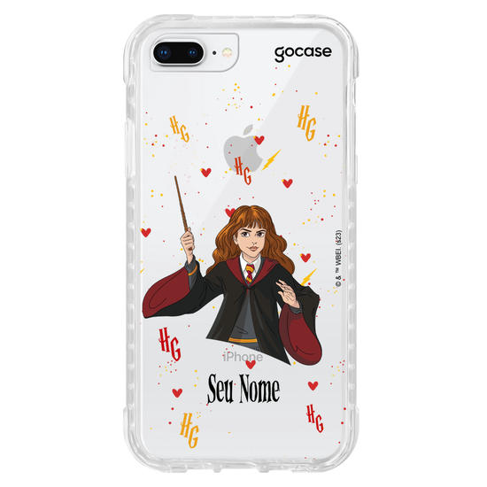 Capinha para celular Harry Potter - Hermione com Varinha