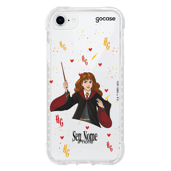 Capinha para celular Harry Potter - Hermione com Varinha
