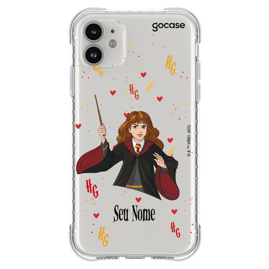 Capinha para celular Harry Potter - Hermione com Varinha