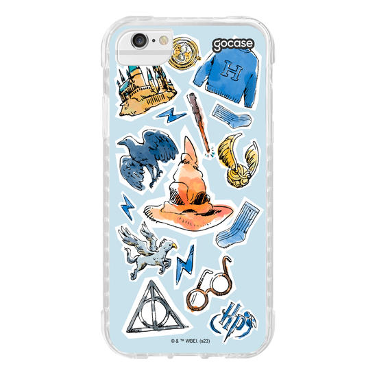 Capinha para celular Harry Potter - Corvinal Watercolor