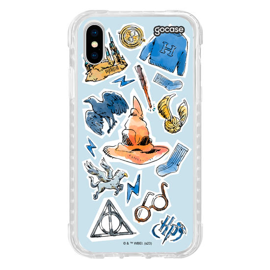 Capinha para celular Harry Potter - Corvinal Watercolor