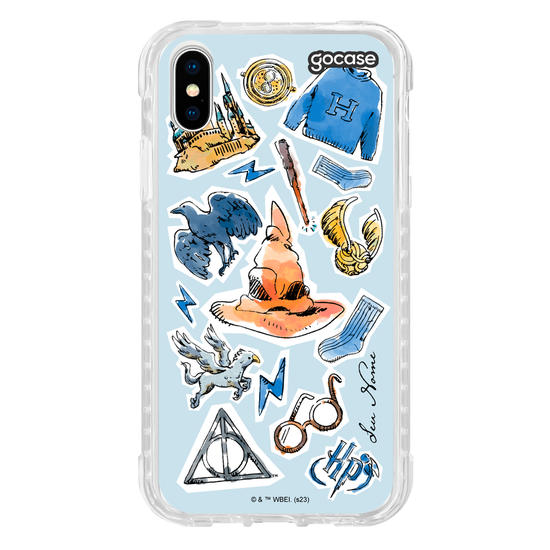 Capinha para celular Harry Potter - Corvinal Watercolor