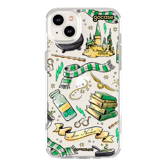 Capinha para celular Harry Potter - Slytherin Color